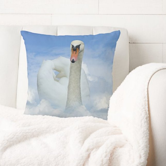 Cloud Nine Swan Art Dream Pillow Kussen (Creator heeft geüpload)