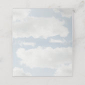 Cloud Nine Thema Zij Is Op Cloud 9 Feest (Buitenkant ongevouwen)