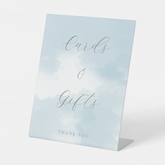 Cloud Nine Vrijgezellenfeest Kaarten en geschenken Reclamebord Met Voetstuk (Voorkant)