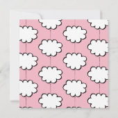 Cloud on a String Uitnodiging (Achterkant)