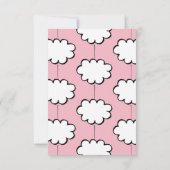 Cloud on a String Uitnodiging (Achterkant)