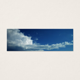 Cloud PO0136-Bladwijzer Mini Visitekaartjes