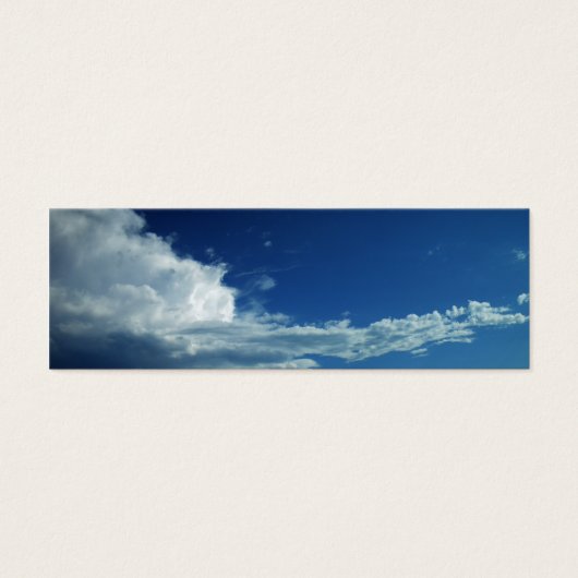 Cloud PO0136-Bladwijzer Mini Visitekaartjes (Voorkant)