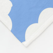 Cloud Print Fleece Deken (Hoek)