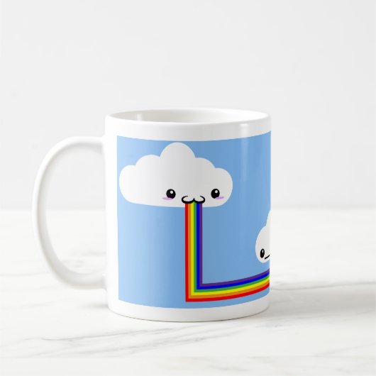 Cloud Puking Rainbow-Mok Koffiemok (Links)