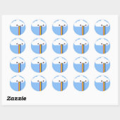 Cloud Puking Rainbow Sticker (Feuille)