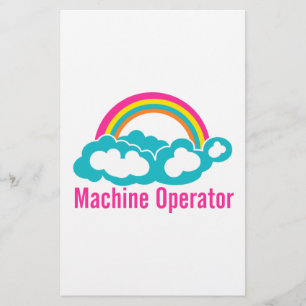 Cloud Rainbow-machinist Briefpapier