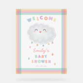 Cloud Raindrops Baby shower neutre pour les femmes (Recto)