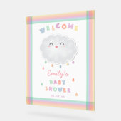 Cloud Raindrops Baby shower neutre pour les femmes (Angle)