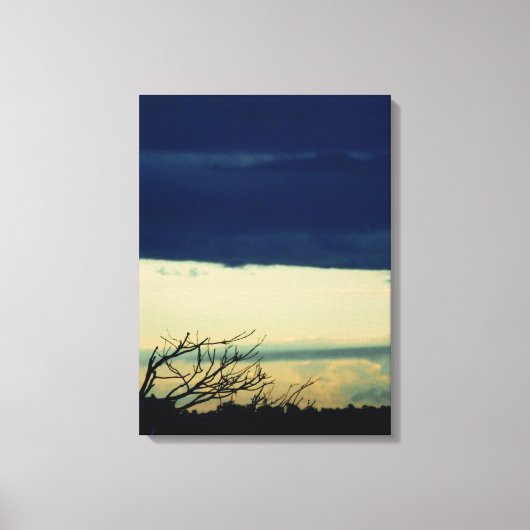 Cloud 'scape Moods Wrapped Canvas Afdruk (Voorkant)