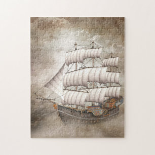 Cloud Ship Puzzel Legpuzzel