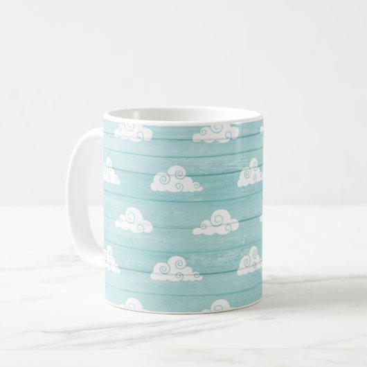 Cloud Sky blauwe Mok (Voorkant links)