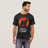 Cloud Spitz German Spitz Retro 16 T-shirt (Voorkant volledig)