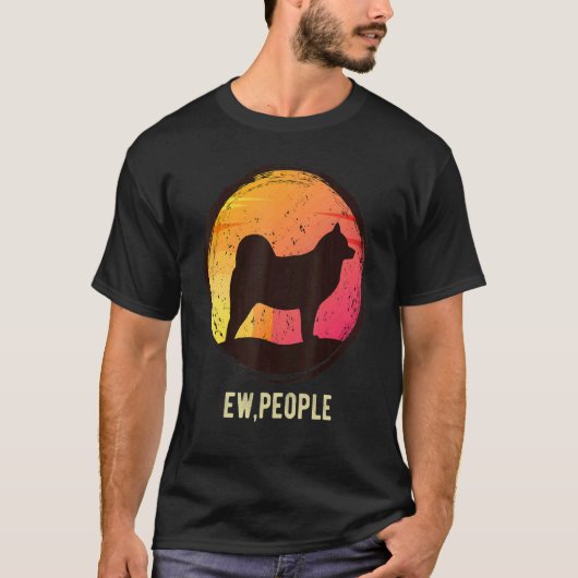 Cloud Spitz German Spitz Retro 1 T-shirt (Voorkant)