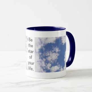 Cloud Stars Afbeelding Sjabloon Mok
