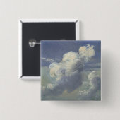 Cloud Study, 1832 Vierkante Button 5,1 Cm (Voorkant /achterkant)