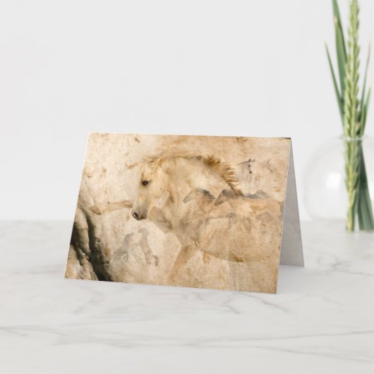 Cloud the Defender, 5" x 7" Carte de voeux pliée (Devant)