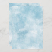 Cloud thema DANK U KAARTEN - Head in the CLOUDS (Voorkant / Achterkant)