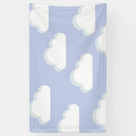 Cloud themed spandoek (Verticaal)