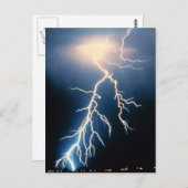 Cloud to Ground Lightning Briefkaart (Voorkant / Achterkant)