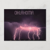 Cloud-to-Ground Lightning, Oklahoma Briefkaart (Voorkant)