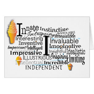 Cloud Word Adjectif commençant par la lettre I