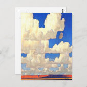 “Cloud World” van Maynard Dixon Briefkaart (Voorkant / Achterkant)