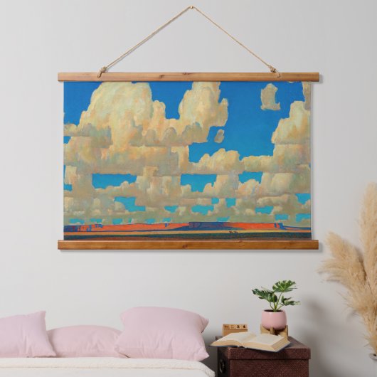 Cloud World van Maynard Dixon Hangend Wandkleed (Slaapkamer)
