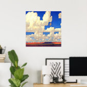 “Cloud World” van Maynard Dixon Poster (Thuiskantoor)