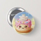 Cloudberry Dream Ronde Button 5,7 Cm (Voorkant /achterkant)