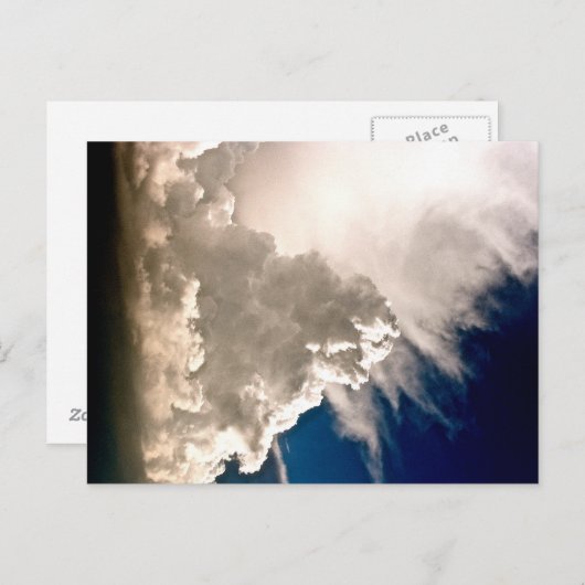 "Cloudburst" Briefkaart (Voorkant / Achterkant)