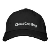CloudCasting-Pet Geborduurde Pet (Voorkant)