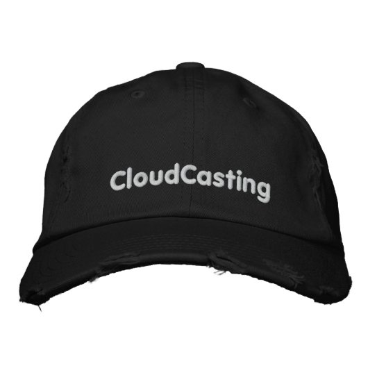 CloudCasting-Pet Geborduurde Pet (Voorkant)