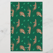 Clouded Leopard Briefpapier (Achterkant)