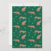 Clouded Leopard Happy Birthday Kaart (Achterkant)