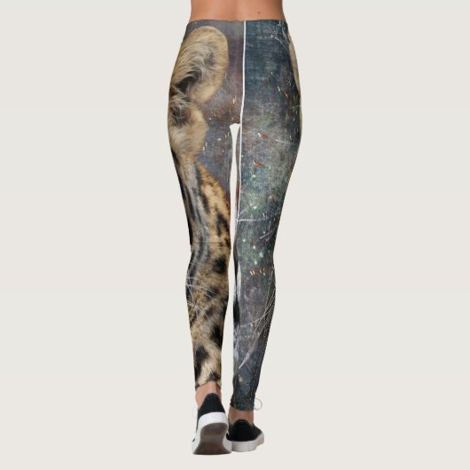 Clouded Leopard Leggings (Achterkant)