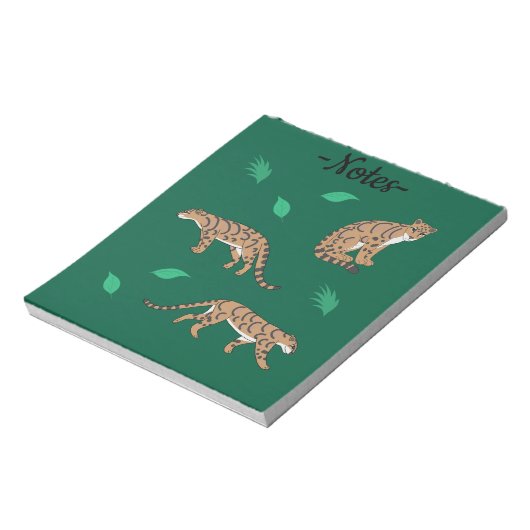 Clouded Leopard Notitieblok (Gedraaid)
