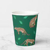 Clouded Leopard Papieren Bekers (Achterkant)