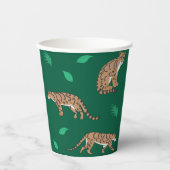 Clouded Leopard Papieren Bekers (Voorkant)