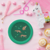 Clouded Leopard Papieren Bordje (Feest)