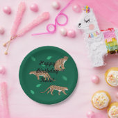 Clouded Leopard Papieren Bordje (Feest)