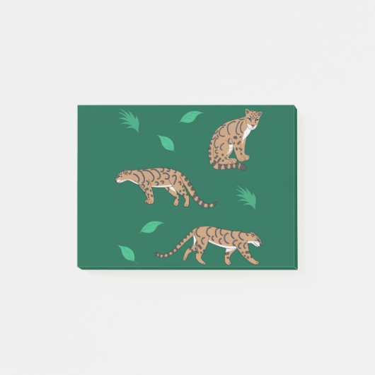 Clouded Leopard Post-it® Notes (Voorkant)
