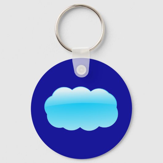 Cloudgebaseerd symbool sleutelhanger (Voorkant)