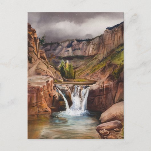 Cloudland Canyon State Park Cloudy Briefkaart (Voorkant)