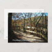 Cloudland Canyon State Park Pathway Postcard Briefkaart (Voorkant / Achterkant)