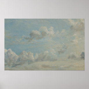 Cloudonderzoek - John Constable Poster