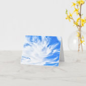Clouds Abstrait carte blanche pour les gars (Fleur jaune)