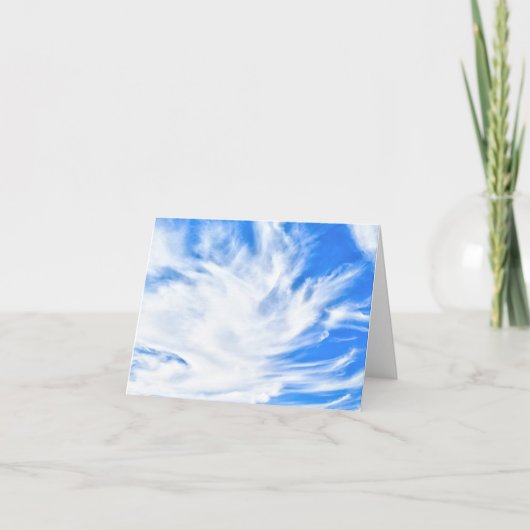 Clouds Abstrait carte blanche pour les gars (Devant)