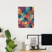 Clouds All-Over Print Poster (Thuiskantoor)