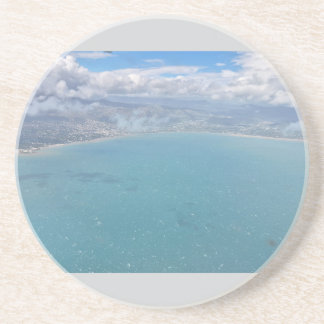 Clouds and currents zandsteen onderzetter